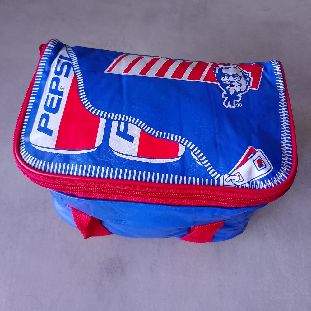 Pepsi Blue and Red Men's Lunch Bag